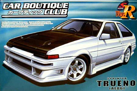 カーブティッククラブ AE86 トレノ プラモデル (アオシマ 1/24 Sパッケージ・バージョンR No.097) 商品画像