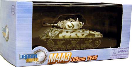 M4A3 シャーマン 105mm VVSS 第8戦車軍団 第4機甲師団 フランス1944 完成品 (ドラゴン 1/72 ドラゴンアーマーシリーズ No.60283) 商品画像