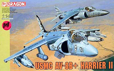 USMC AV-8Bプラス ハリアー2 プラモデル (ドラゴン 1/144 ウォーバーズ （プラキット） No.4596) 商品画像