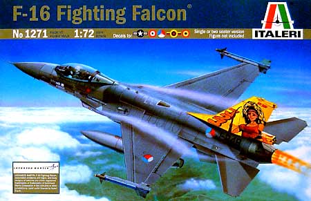 ロッキード マーチン F-16 ファイティング ファルコン プラモデル (イタレリ 1/72 航空機シリーズ No.1271) 商品画像