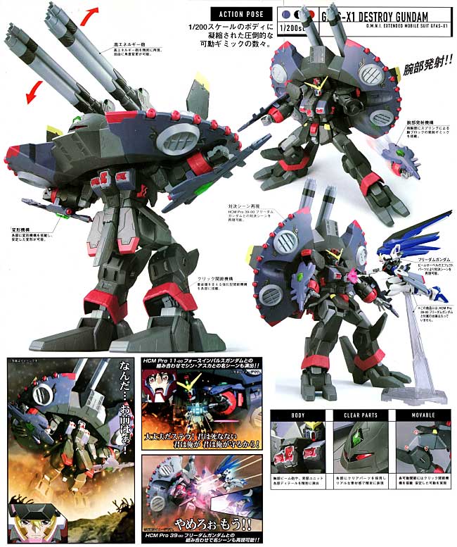 1/200 HCM Pro デストロイガンダム 初回限定版 - コミック/アニメ