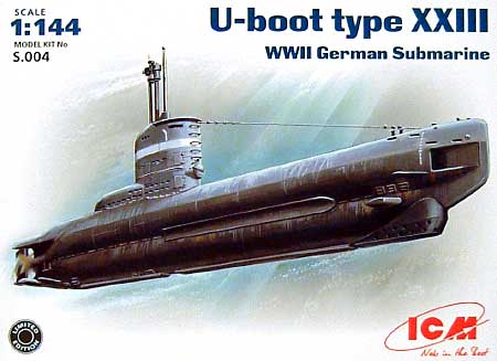 Ｕボート タイプ23型 (WW2） プラモデル (ICM 1/144 シップ＆ボート No.S.004) 商品画像