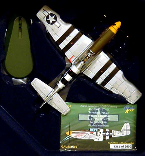 P-51B ムスタング FEROCIOUS FRANKIE 完成品 (ジェミニ ジェット 1/72 ジェミニ エース シリーズ No.GA72005) 商品画像_1