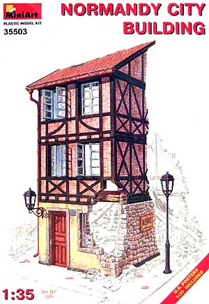 ノルマンディーの都市の建物 プラモデル (ミニアート 1/35 ビルディング＆アクセサリー シリーズ No.35503) 商品画像