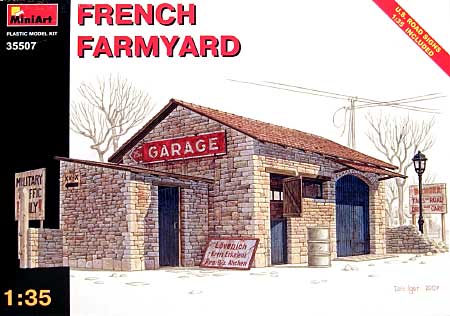 フランスの農場の建物 プラモデル (ミニアート 1/35 ビルディング＆アクセサリー シリーズ No.35507) 商品画像