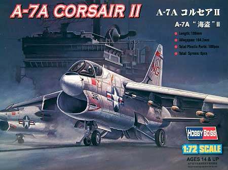 A-7A コルセア 2 プラモデル (ホビーボス 1/72 エアクラフト シリーズ No.87201) 商品画像