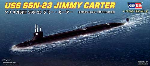 アメリカ SSN-23 ジミーカーター プラモデル (ホビーボス 1/700 潜水艦モデル No.87004) 商品画像