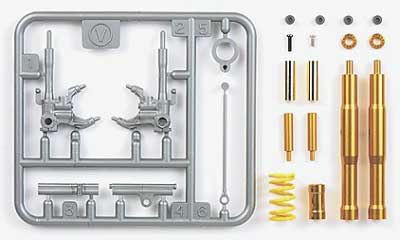 カワサキ ニンジャ ZX-RR フロントフォークセット メタル (タミヤ ディテールアップパーツシリーズ （オートバイモデル用） No.12619) 商品画像_1