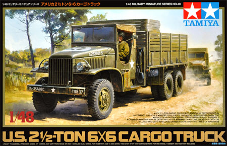 アメリカ 2.5トン 6×6 カーゴトラック プラモデル (タミヤ 1/48 ミリタリーミニチュアシリーズ No.048) 商品画像