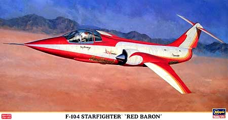F-104 スターファイター レッドバロン プラモデル (ハセガワ 1/48 飛行機 限定生産 No.09749) 商品画像