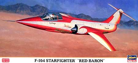 F-104 スターファイター レッドバロン プラモデル (ハセガワ 1/72 飛行機 限定生産 No.00856) 商品画像