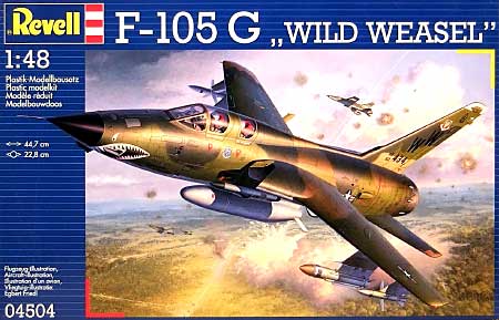 F-105G サンダーチーフ ワイルド ウィーゼル プラモデル (レベル 1/48 飛行機モデル No.04504) 商品画像