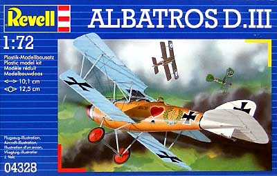 アルバトロス D3 プラモデル (レベル 1/72 飛行機 No.04328) 商品画像