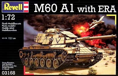 M60 A1 with ERA プラモデル (レベル 1/72 ミリタリー No.03168) 商品画像