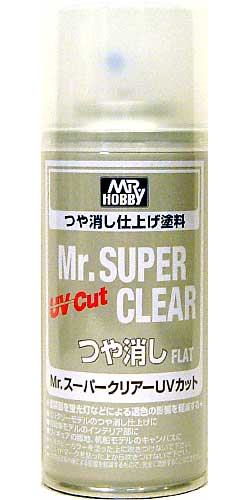 Mr.スーパークリアー UVカット (つや消し） (スプレー） スプレー (GSIクレオス Mr.スーパークリアー No.B-523) 商品画像