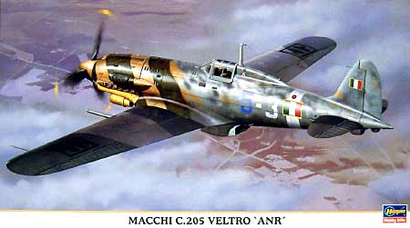 マッキ C.205 ベルトロ 共和国国民空軍 プラモデル (ハセガワ 1/48 飛行機 限定生産 No.09754) 商品画像