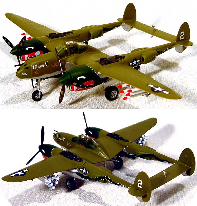 P-38 ライトニング DRAGON TAIL 完成品 (ウイッティ・ウイングス 1/72 スカイ ガーディアン シリーズ （レシプロ機） No.74291) 商品画像_1