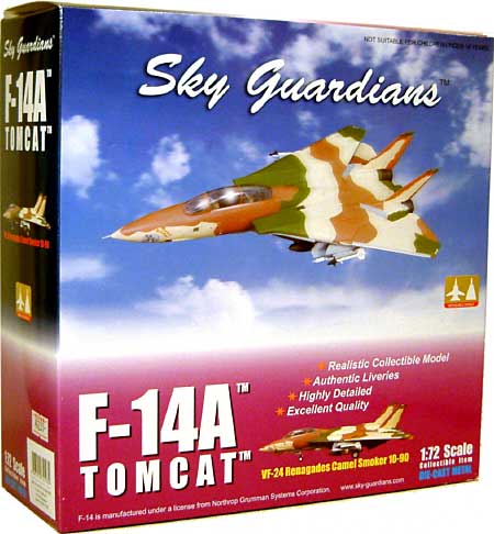 F-14A トムキャット VF-24 Renegades Camel Smoker 10-90 完成品 (ウイッティ・ウイングス 1/72 スカイ ガーディアン シリーズ （現用機） No.74103) 商品画像