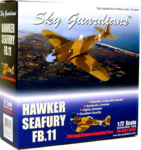 ホーカー シーフューリー FB.11 イラク空軍 Baghdad Fury No.254 完成品 (ウイッティ・ウイングス 1/72 スカイ ガーディアン シリーズ （レシプロ機） No.74235) 商品画像