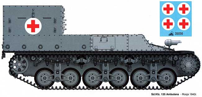 ドイツ Sd.Kfz.135 ロレーヌ装甲救護車 プラモデル (RPM 1/35 ミリタリー No.35057) 商品画像_1