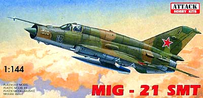 ミグ 21 SMT (改良型） 戦闘機 プラモデル (アタック 1/144 エアクラフト No.14412) 商品画像