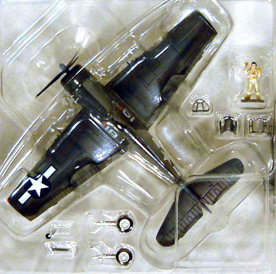 F6F-3 ヘルキャット USN VF-6 A・ブラシウ (USS イントレピッド CV-11） 完成品 (ホビーマスター 1/72 エアパワー シリーズ （レシプロ） No.HA1104) 商品画像_1