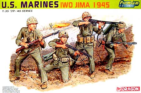 U.S.マリーン 硫黄島 1945 (プレミアムエディション） プラモデル (ドラゴン 1/35 