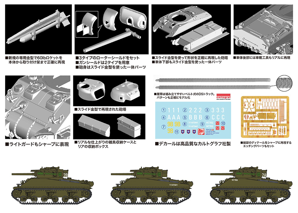 シャーマン Ｍｋ.5 チューリップ プラモデル (ドラゴン 1/72 ARMOR PRO (アーマープロ) No.7312) 商品画像_1