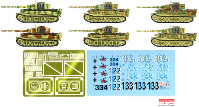 Sd.Kfz.181 タイガー 1 後期型 (3 in 1 コンバーチブル） プラモデル (ドラゴン 1/35 '39-'45 Series No.6406) 商品画像_1