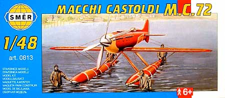 マッキ M.C.72 (世界最速レーサー） プラモデル (スメール 1/48 エアクラフト プラモデル No.0813) 商品画像