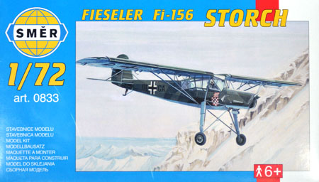 フィーゼラー Fi-156 シュトルヒ 連絡機 プラモデル (スメール 1/72 エアクラフト プラモデル No.0833) 商品画像
