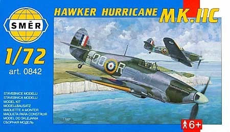 ホーカー ハリケーン Mk.2C プラモデル (スメール 1/72 エアクラフト プラモデル No.0842) 商品画像