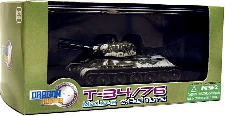 T-34/76 Mod.1942 鋳造砲塔 東部戦線 1943 完成品 (ドラゴン 1/72 ドラゴンアーマーシリーズ No.60208) 商品画像