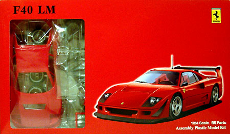 フェラーリ F40 LM (エッチングパーツ付） プラモデル (フジミ 1/24 ヒストリックレーシングカー シリーズ No.019) 商品画像
