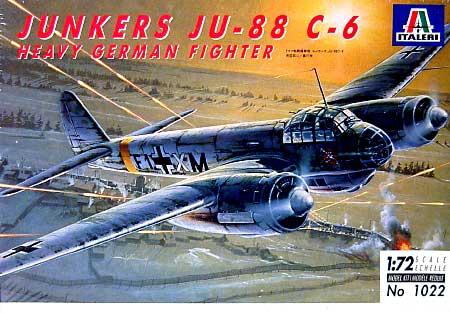 ユンカース Ju88 C-6 プラモデル (イタレリ 1/72 航空機シリーズ No.1022) 商品画像