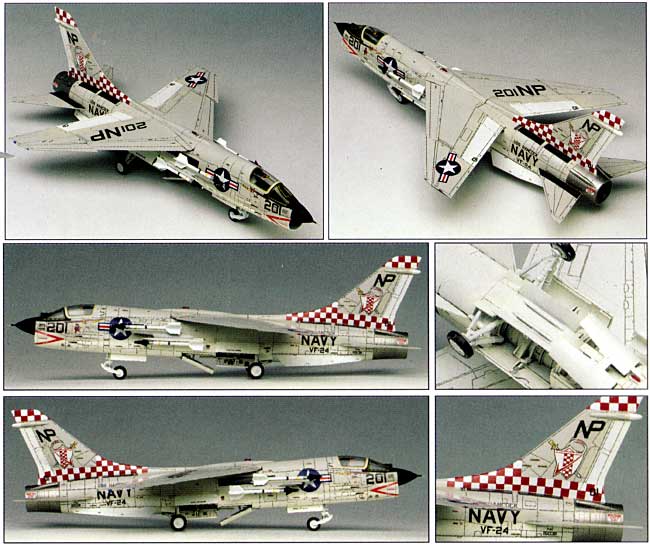 F-8J クルセーダー U.S.NAVY (限定版） プラモデル (アカデミー 1/72 Scale Aircrafts No.12412) 商品画像_1