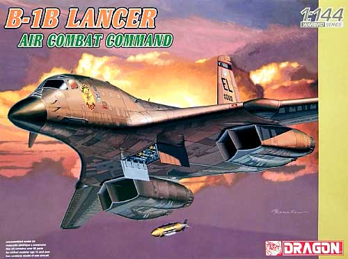 B-1B ランサー エアー コンバット コマンド プラモデル (ドラゴン 1/144 ウォーバーズ （プラキット） No.4587) 商品画像