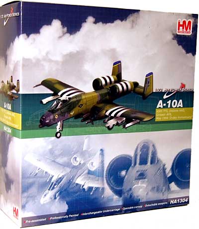 A-10A D-DAY 50周年記念塗装機 完成品 (ホビーマスター 1/72 エアパワー シリーズ （ジェット） No.HA1304) 商品画像