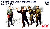 バルバロッサ作戦 1941年6月22日 (ドイツ軍3体+ソ連戦車兵1体）