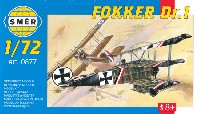 スメール 1/72 エアクラフト プラモデル フォッカー Dr.1 三葉戦闘機