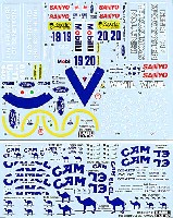 タブデザイン 1/20 デカール ベネトン B192 フルスポンサーデカール (1992年）