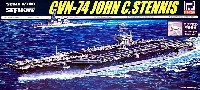 ピットロード 1/700 スカイウェーブ M シリーズ アメリカ海軍 ニミッツ級航空母艦 CVN-74 ステニス (クリアー甲板付）