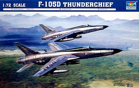 F-105D サンダーチーフ プラモデル (トランペッター 1/72 エアクラフト プラモデル No.01617) 商品画像