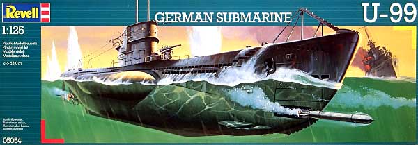 ドイツ海軍 潜水艦 Uボート U-99 プラモデル (レベル Ships（艦船関係モデル） No.05054) 商品画像