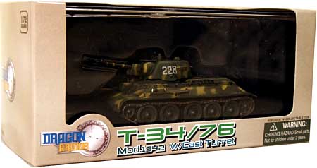 T-34/76 Mod.1942年 鋳造砲塔 レニングラード戦線 1943年 完成品 (ドラゴン 1/72 ドラゴンアーマーシリーズ No.60214) 商品画像