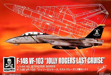 マイクロエース F-14B トムキャット VF-103 ジョリーロジャース ラスト