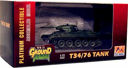 T-34/76 Model.1942年 ロシア陸軍 完成品 (イージーモデル 1/72 AFVモデル（塗装済完成品） No.36265) 商品画像