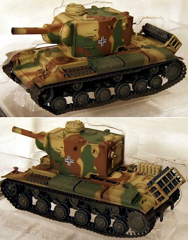 Pz.Kpfw.754(r） 第56戦車大隊 3色迷彩 (KV-2） 完成品 (イージーモデル 1/72 AFVモデル（塗装済完成品） No.36287) 商品画像_1