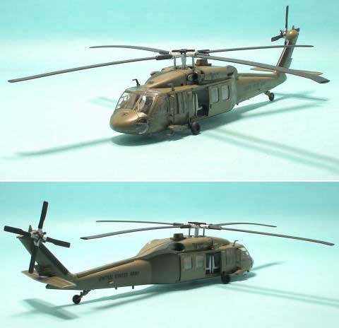 UH-60A ブラックホーク ミッドナイトブルー 完成品 (イージーモデル 1/72 ウイングド エース （Winged Ace） No.37016) 商品画像_1