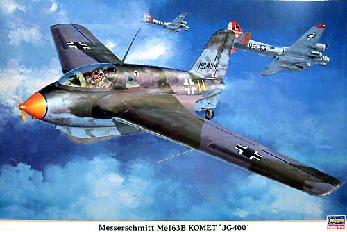 ハセガワ メッサーシュミット Me163B コメート 第400戦闘航空団 1/32 